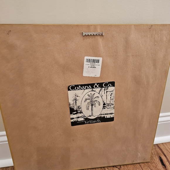 Palm Tree Garden Art Work with Gold Frame - Picture 6 of 10